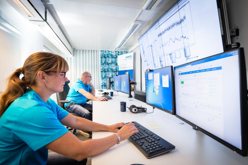 Tuotantoprosessien visualisointi videoseinälle