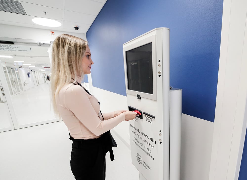 Ilmoittautumisautomaatit asiakasohjauksessa